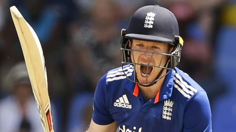 Extending an excellent run of form from the previous ODI series in India in January, the England captain stroked a polished 107 to pace the tourists to a competitive 296 for six. (Photo: AP)