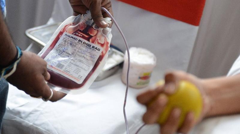 It is estimated that up to 10 to 20 per cent of blood units used for transfusions have been stored for more than five weeks (Photo: AFP)