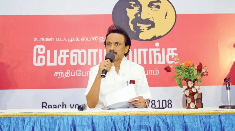 Leader of Opposition M.K. Stalin