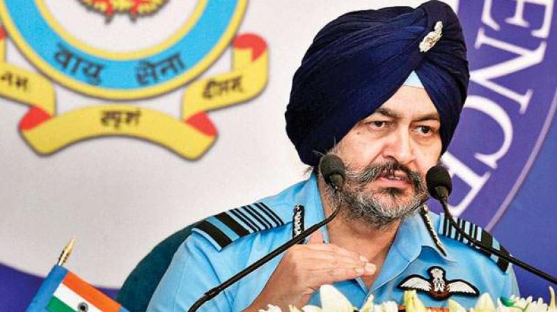 The IAF chief also stated that the force was acquiring multi-spectrum strategic capabilities and will remain committed in building a joint manship with the Indian Army and the Navy. (Photo: PTI)