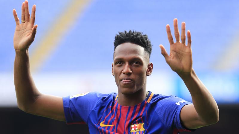 Yet Mina failed to impress in making just six appearances for Barca after joining from Palmeiras in January and the Catalan giants were keen to cash in on the 23-year-old, who cost just 11.8 million euros seven months ago. (Photo: AFP)