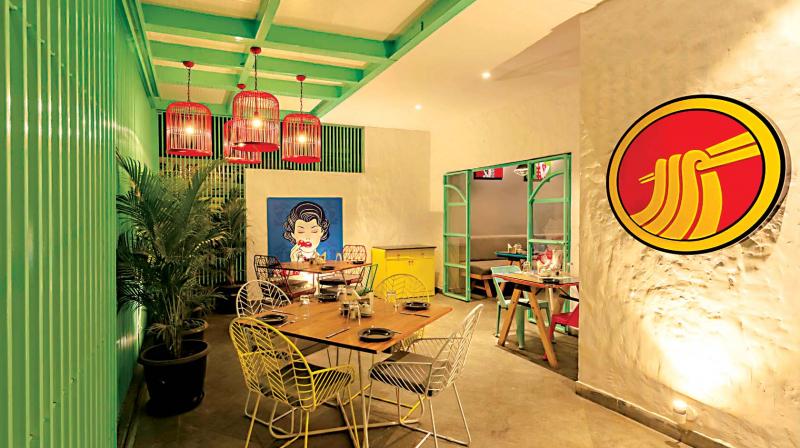 Pot O Noodles, 202, Indiranagar Double Rd, Indira Nagar II Stage Meal for two: Rs 800 onwards Call: 4374 7204 There is no parking or valet which could be a downer.