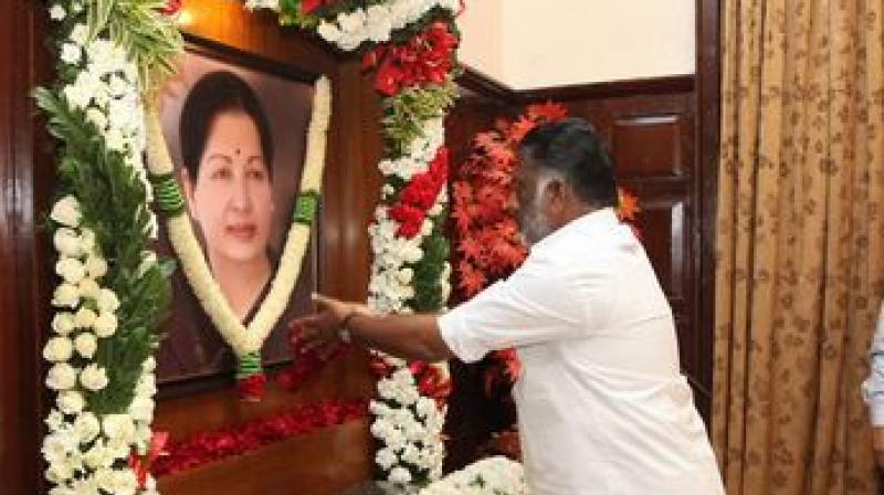 Tamil Nadu Chief Minister O Panneerselvam. (Photo: Twitter/AIADMK)