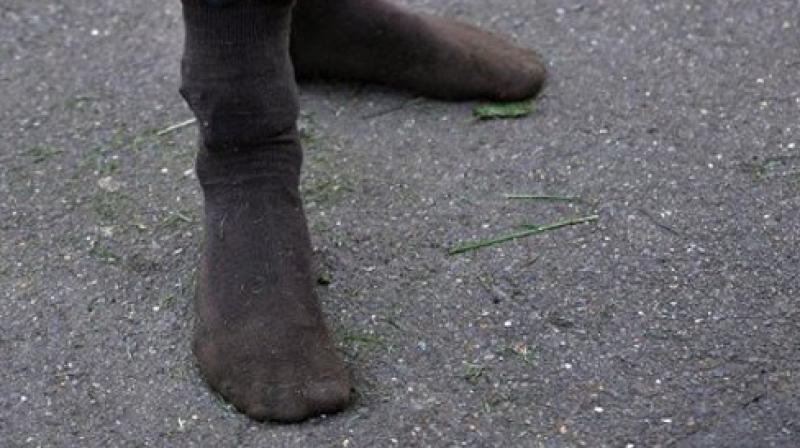 The man alleges that his socks didnt stink (Photo: AFP)