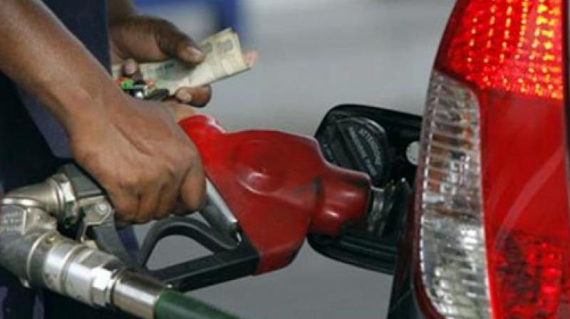 The drop received a mix reaction. Pawan S., a creative writer at a radio station in the city, said commuters like him had no choice but to stay blind to the  ever-fluctuating  fuel prices in the city.  (Representational image)