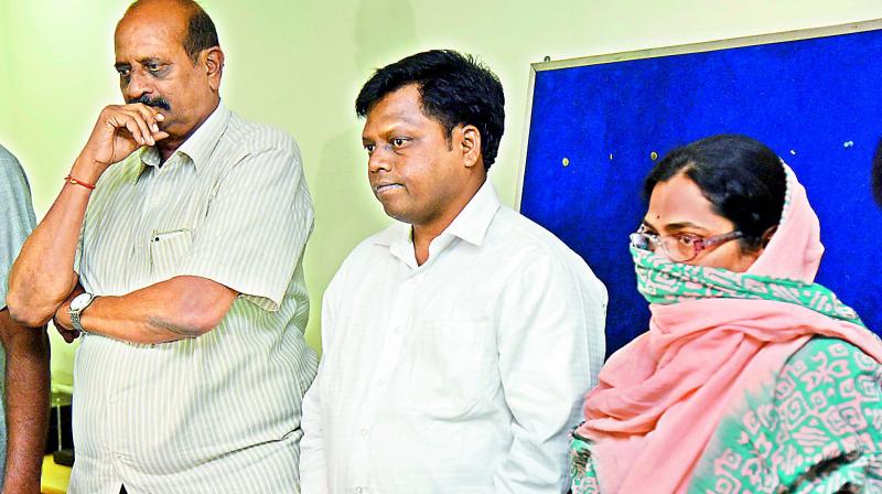 Three among the accused in the Deccan Club cash siphoning scam.   DC