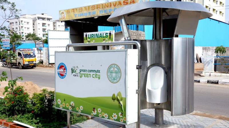 Waterless urinal systems are being built at Metro Rail stations using indigenous technology.  (Image: DC)