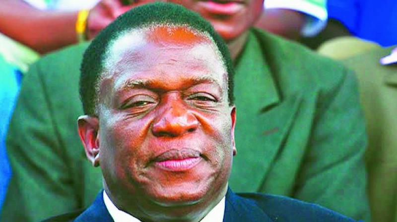 Zimbabwe President Emmerson Mnangagwa