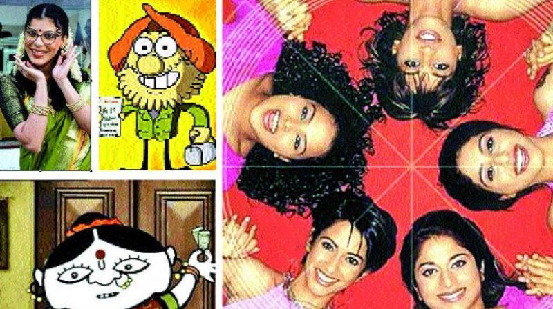 (Clockwise from top) Lola Kutty, Simpu Singh, Viva, Bai