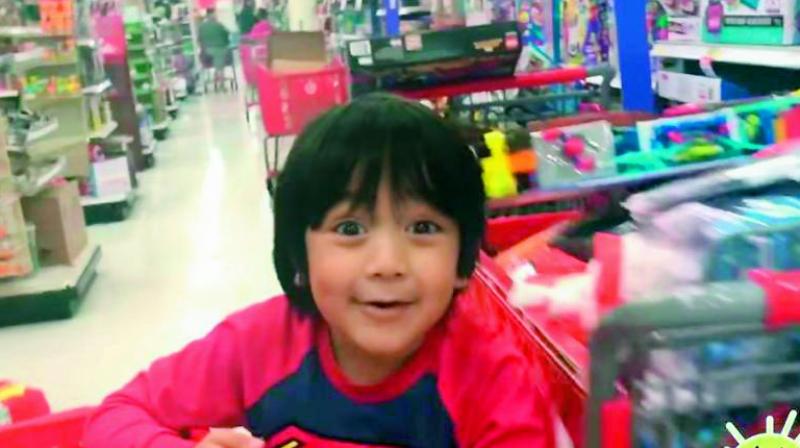 Ryan was only four when he started his YouTube channel Ryan ToysReview with the help of his family.