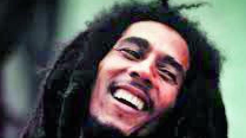 Jamaican reggae legend Bob Marley