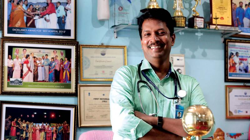 Dr Shahirsha has converted the Punalur Taluk Hospital into a model institution where the caesarean rate is 10 per centand even has a facility for painless normal delivery