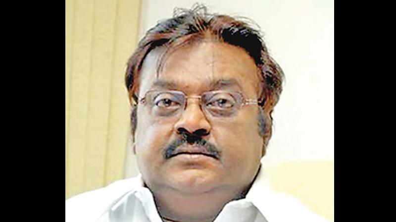Actor-turned-politician Vijayakanth