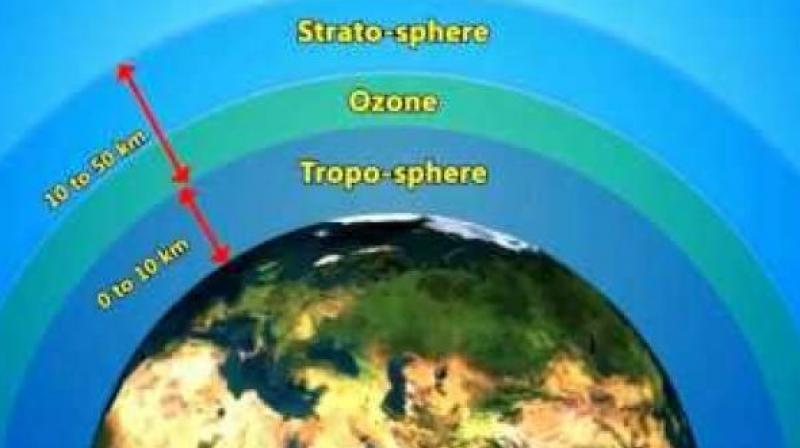 Research finds Antarctica ozone hole getting smaller