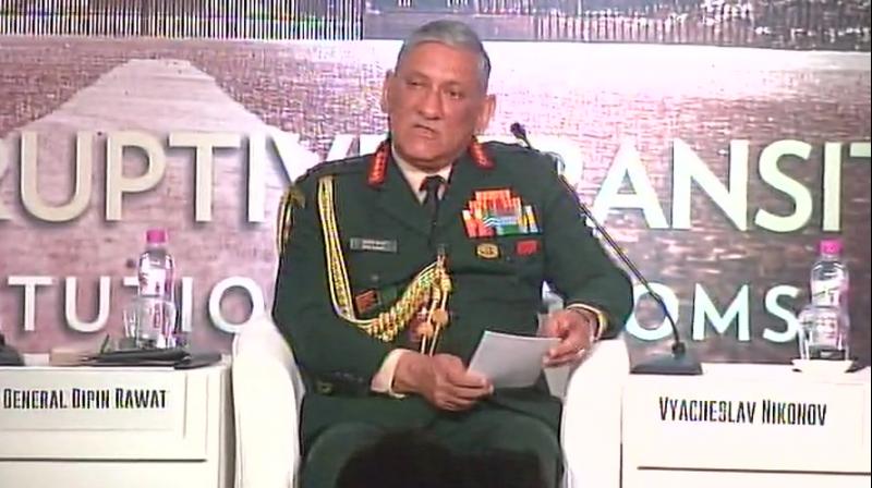The Army Chief also listed the importance of biological chemical weapons and the threat that comes with it. (Photo: ANI)