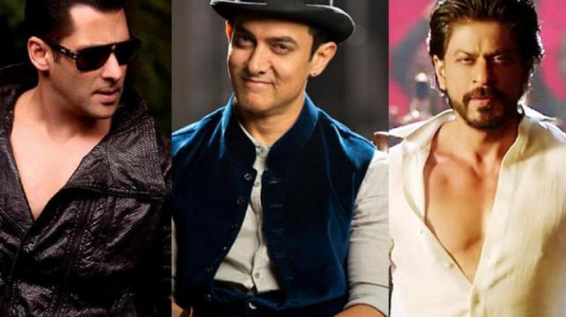 The three reigning Khans of Bollywood will be coming together, to shoot in the same location