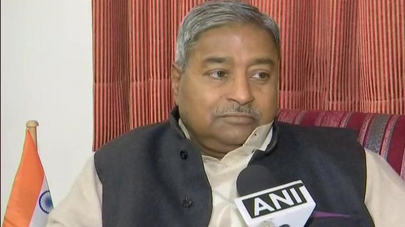 Commenting further, Vinay Katiyar said that there should be a bill that punishes those who do not respect Vande Matram and insult the national flag. (Photo: ANI)