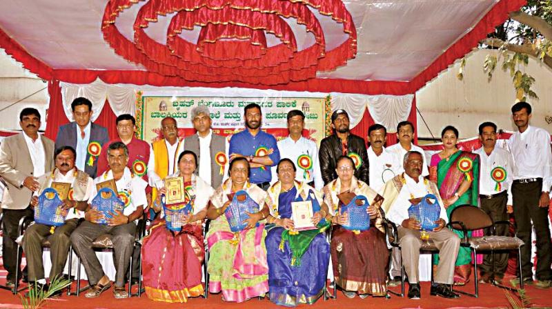 Deccan Chronicle felicated educationists for their notable contributions in their respective fields. (Photo:DC)