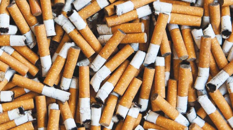 Despite a ban on sale of loose cigarettes and other tobacco products imposed by the state government.