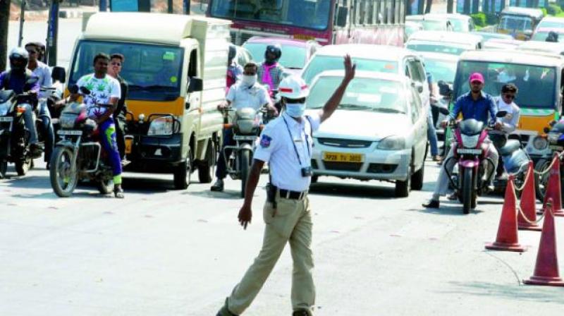 Hyderabad traffic police