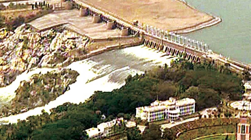 The Krishna Raj Sagar dam in Mysuru