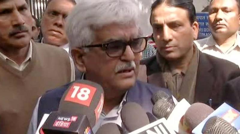 Delhi Administrative Subordinate Services president DN Singh said, We are going on a strike with immediate effect, we are with our Chief Secretary, until they (AAP MLAs) are not arrested we will not get back (to work). (Photo: ANI)
