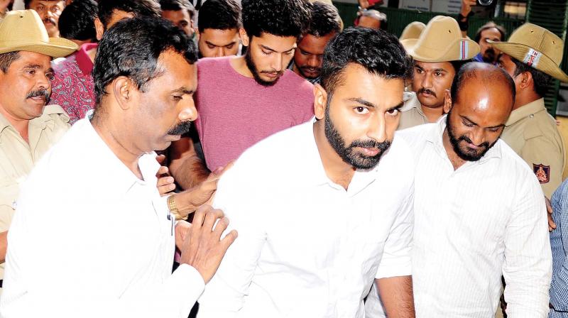 Mohammad Nalapad Haris being produced in the court on Wednesday. (Photo:DC)