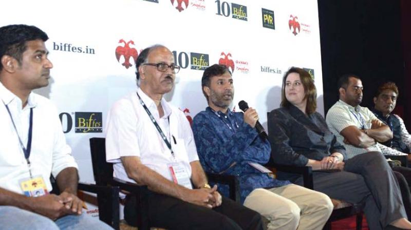 Israel Counsel General Dana Kursh chaired an interactive session at the 10th edition of the Bengaluru International Film Festival in Bengaluru on Monday