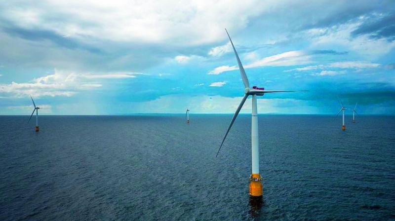 the worlds first floating wind farm, built by the company Statoil, has exceeded expectations of producing electricity off the coast of Aberdeenshire within three months, reports said.