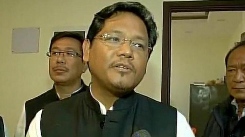NPP president Conrad Sangma said that his party would be able to form the next government with the help of other like-minded parties. (Photo: ANI)