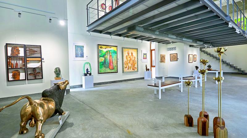 The interiors of the newly opened Gallery 78 at Kothaguda