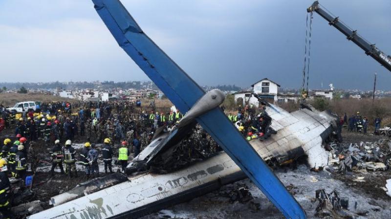 Flight BS211 from Dhaka to Kathmandu was carrying 67 passengers and four crew members. (Photo: AFP)