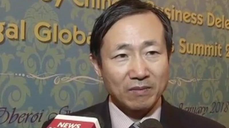 Chinese Consul Ma Zhanwu was speaking at a seminar China-India Buddhist and Other Exchanges attended by Chinese and Indian scholars and organised by the Chinese consulate, Kolkata. (Photo: ANI)