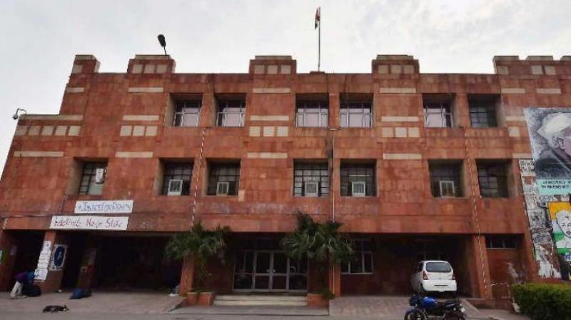 The JNU professor resigned from two administrative posts -- the director of the Human Resources Development Centre and the director of the Internal Quality Assurance Cell -- on moral grounds. (Photo: File)