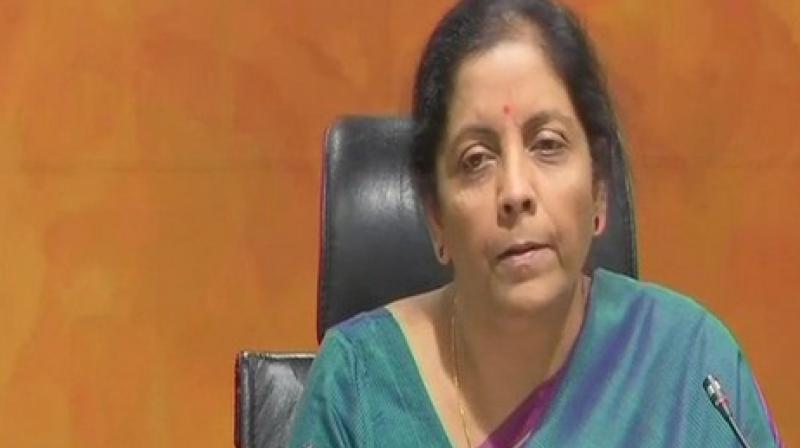 A party which questioned the fundamental existence of Shree (lord) Ram today wants to be identified with the pandavas. It is the party which chooses to mock Hindus and Hindu rituals, BJP leader and Defence minister Nirmala Sitharaman said. (Photo: ANI)