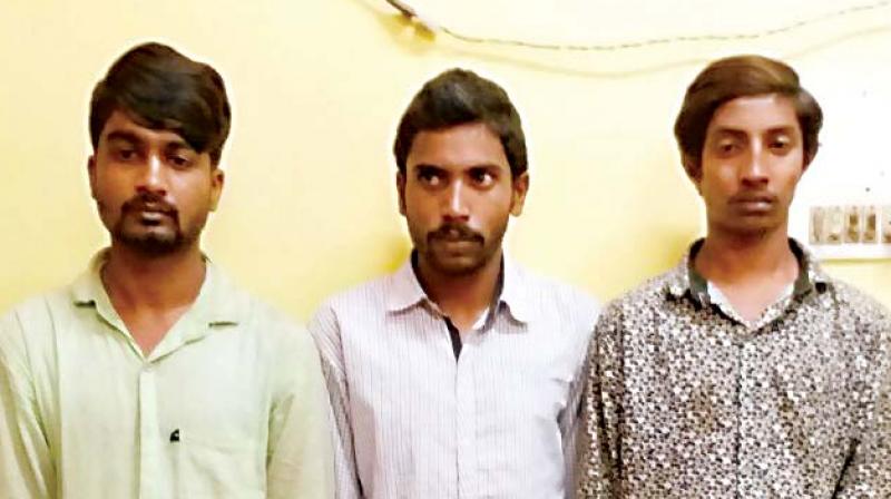 Girish, Ashish and Ashok, the three accused