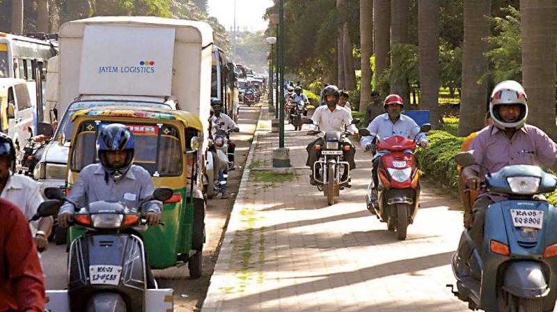 A 27-year-old HR professional, Manjus video has now received a million views on social media and has acted as an eye-opener for pedestrians,  long at the mercy of footpath riders in the city.