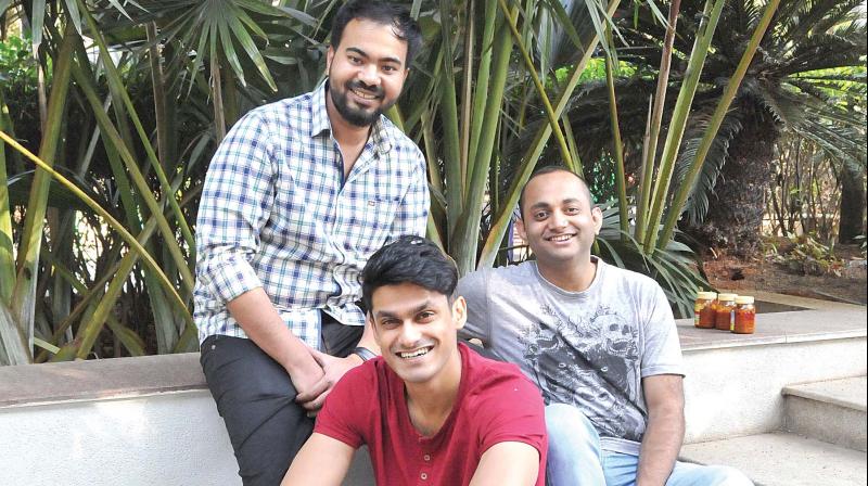 Amit Vadavi, Adarsh Muthana and Pronoy Roy