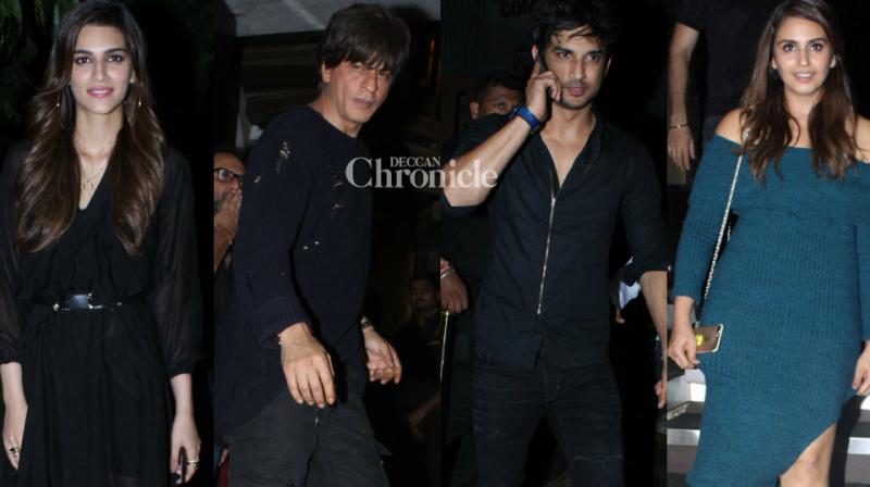 Shah Rukh, Sushant, Kriti, Huma, other stars party in style