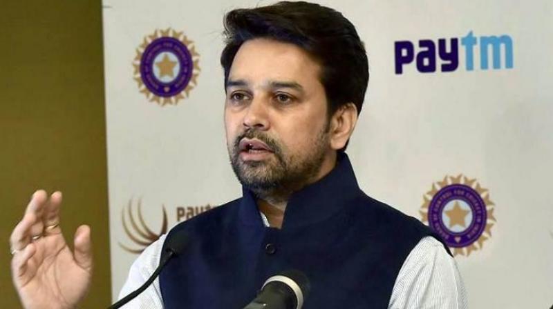 The members do not agree to implement three-four recommendations as they are not practical. To convey this, we sought time but the committee is not giving us time for the last two months, said BCCI president Anurag Thakur. (Photo: BCCI)
