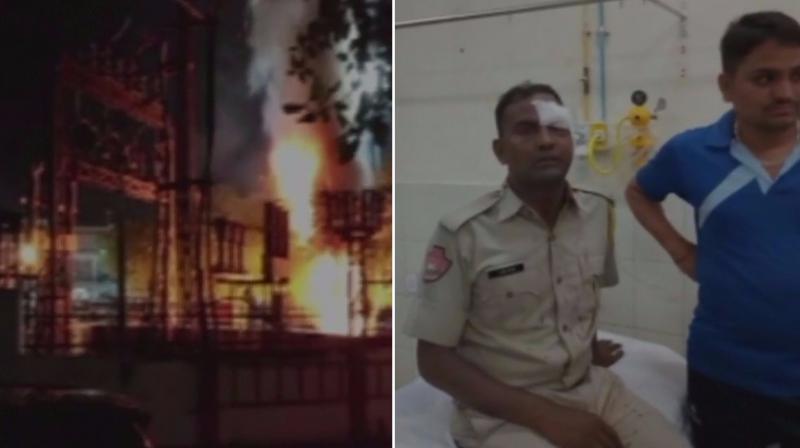 Jaipur: Clashes erupt after policeman hits woman; 1 cop dead, 10 injured
