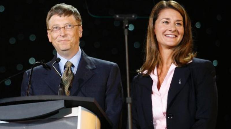 Microsoft co-founder Bill Gates, his wife Melinda. (Photo: AP)