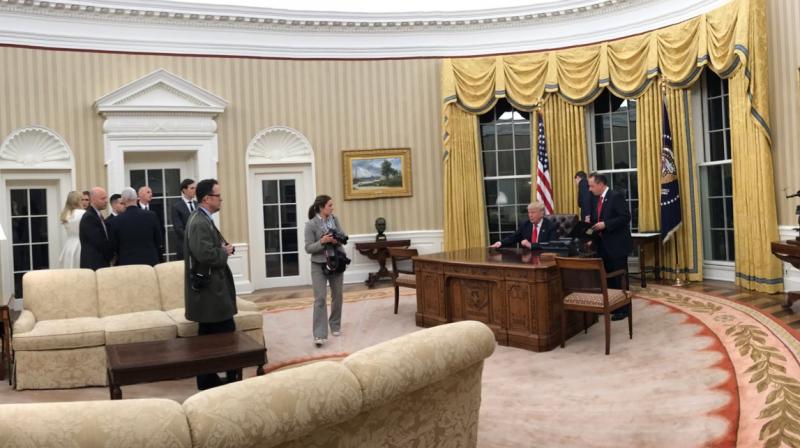 The Oval Office. (Photo: Twitter | @DanScavino)