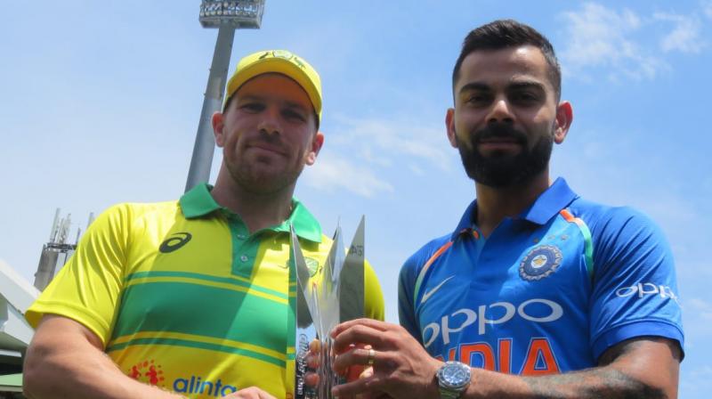 Indias ODI record in Australia is quite poor. Apart from the 1985 World Championship and 2008 CB Series wins, they have lost 35 out of 48 ODIs played against Australia on their home soil. (Photo: Twitter / BCCI)