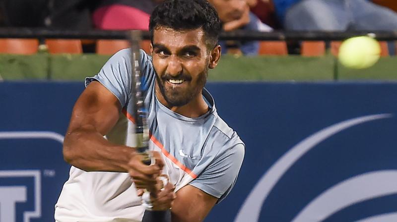 Prajnesh is only third Indian in five years to feature in the mens singles main draw of a Grand Slam, the other being Somdev Devvarman and Yuki Bhambri. (Photo: PTI)