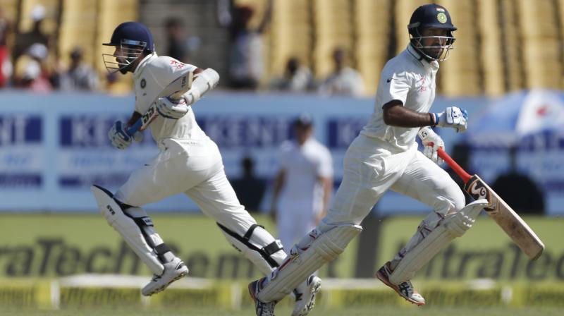 India lost four wickets in the day. (Photo: AFP)