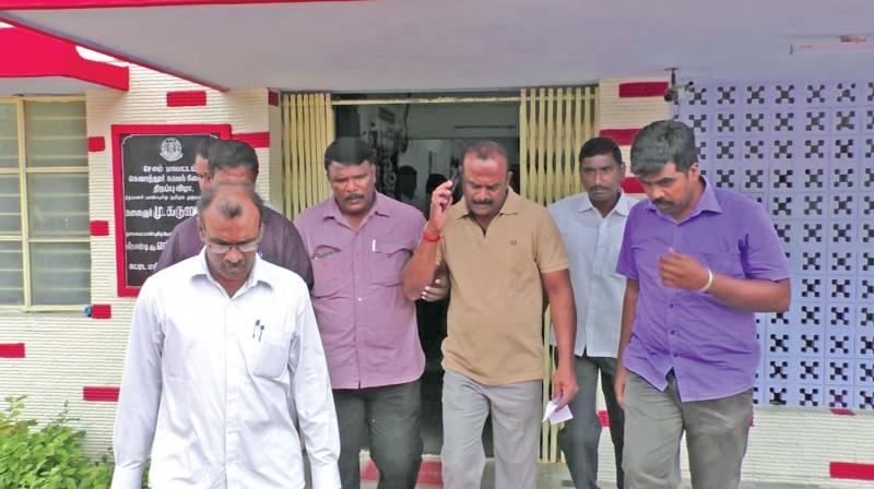 According to police, a team of police from Kolathur led by inspector P Ravindran,44, conducted surprise check near Kolathur last Friday during Aadi Perukku festival following tip-off on illegal cock fighting event organized in the area. On seeing police, organizers and participants ran away from spot.