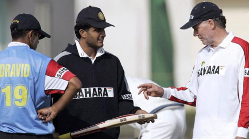 Sourav Ganguly got in touch with Greg Chappell as he thought he \would be the best person\ to help him in his mission. (Photo: AFP)