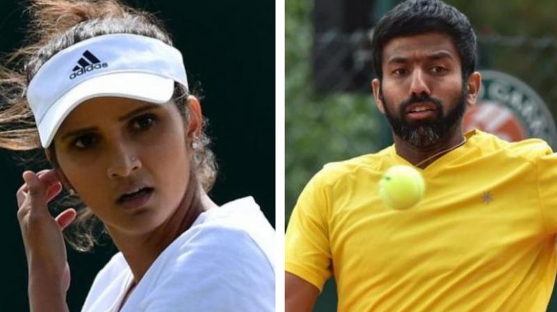 Sania Mirza and her Chinese partner Peng Shuai went down in the semi final, while Indias Rohan Bopanna and Croatias Ivan Dodig were shown at door at quarter final stage. (Photo: AFP)
