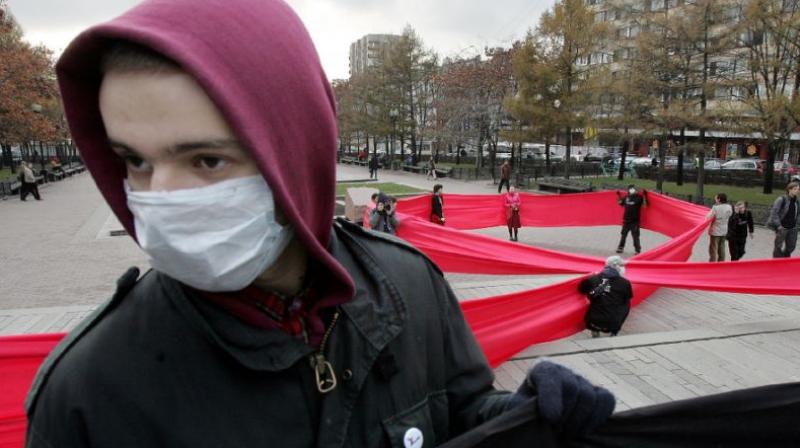 The central Russian city of Yekaterinburg suffers from an HIV epidemic (Photo: AFP)